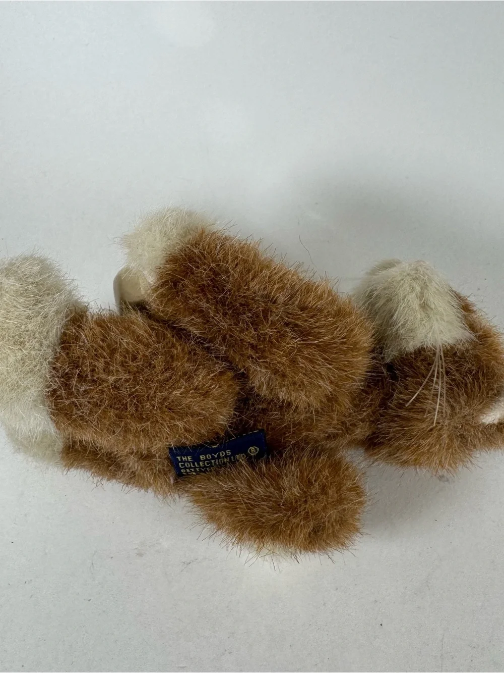 Boyds Bears Plush Cat Soap Bar Brown Cream Beige 1999 6